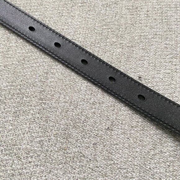 Saint Laurent YSL Monogram Slim Leather Belt 80 - Picture 6 of 6